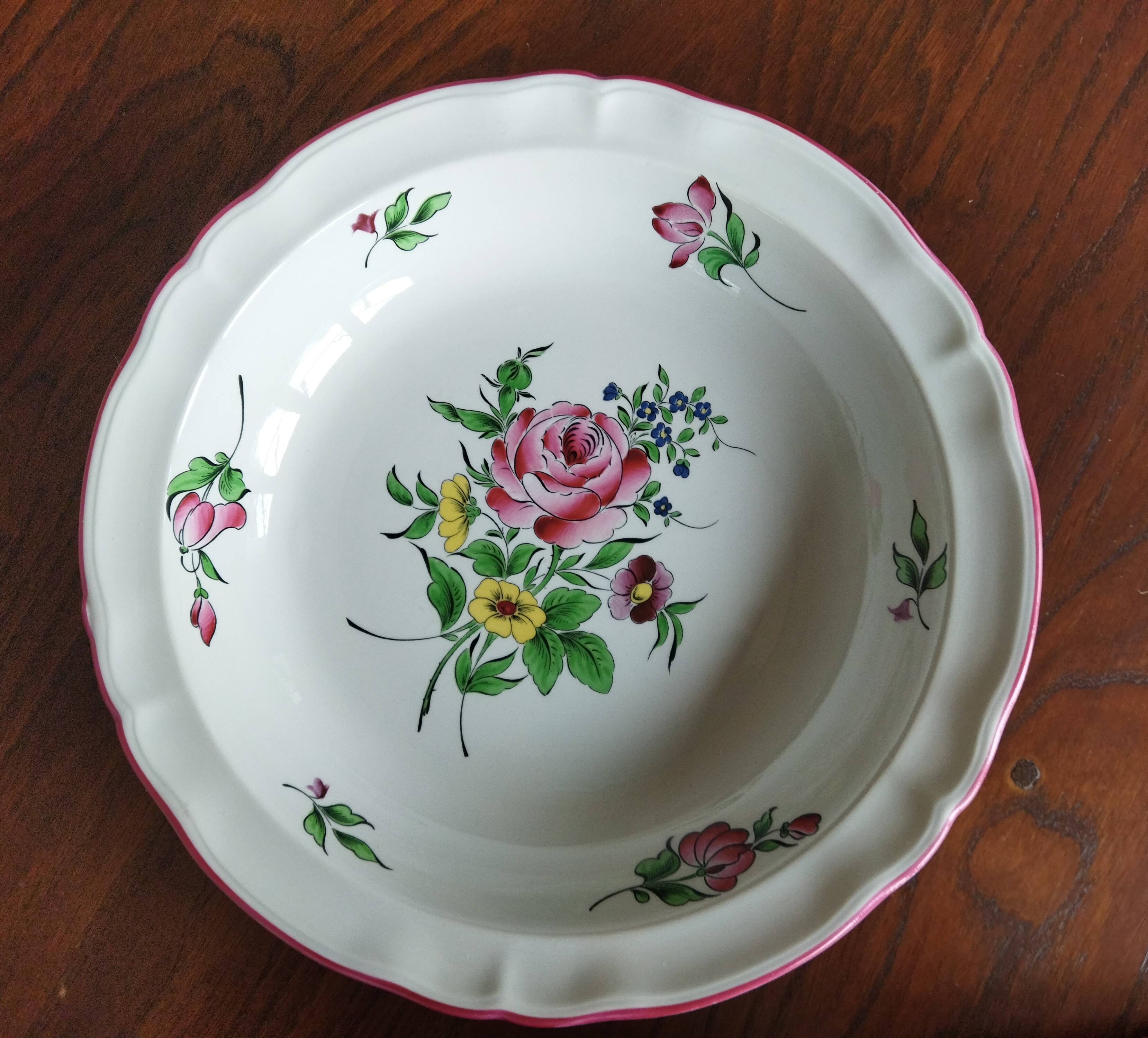 Deep dish "Fine street lamp" KG Lunéville