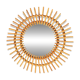 Rattan sun mirror