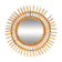 Rattan sun mirror