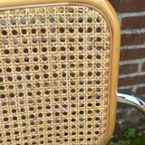 Set of 4 Cesca chairs model B64 with armrests Cesca Marcel breuer design