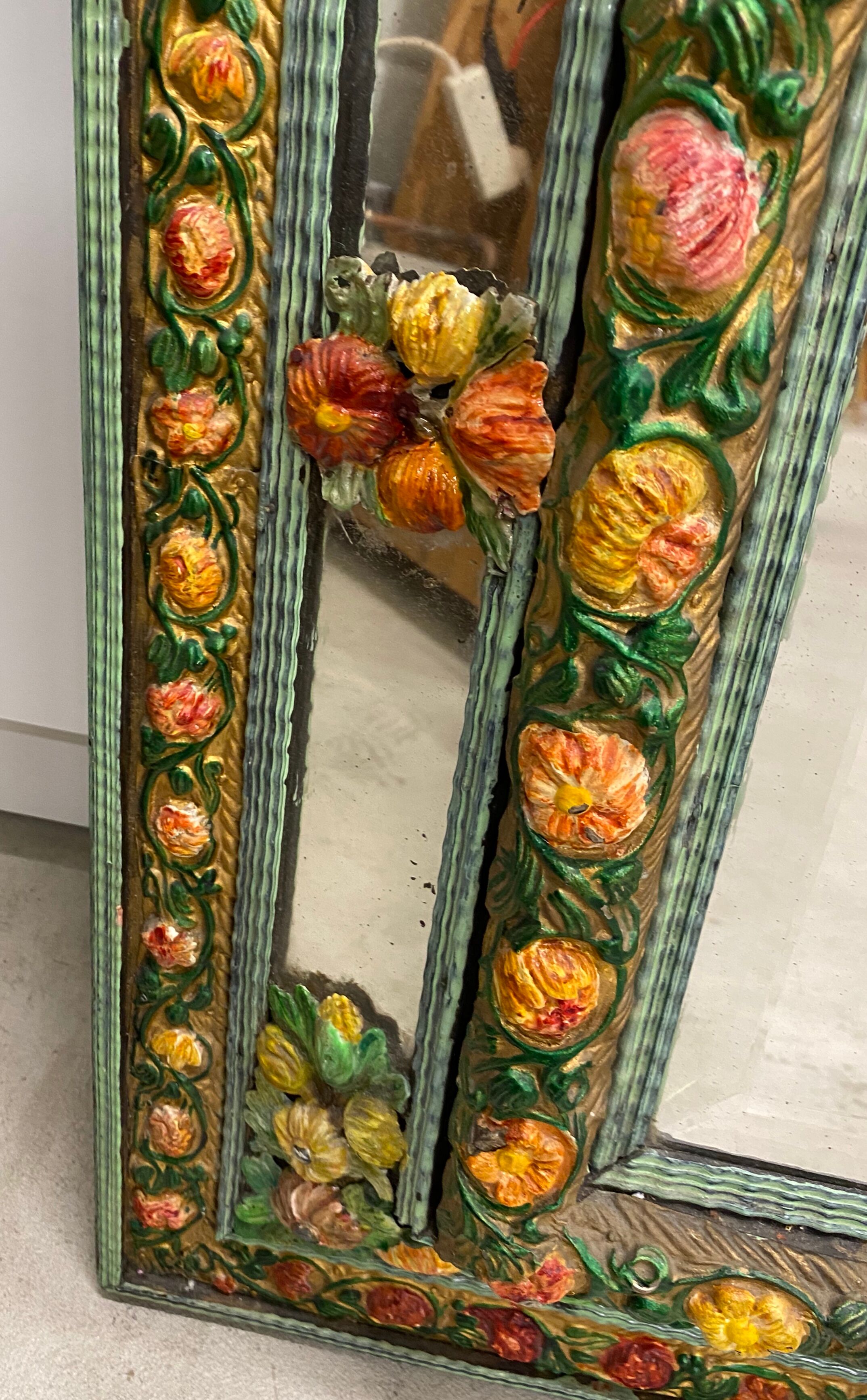 Old mirror with windshields