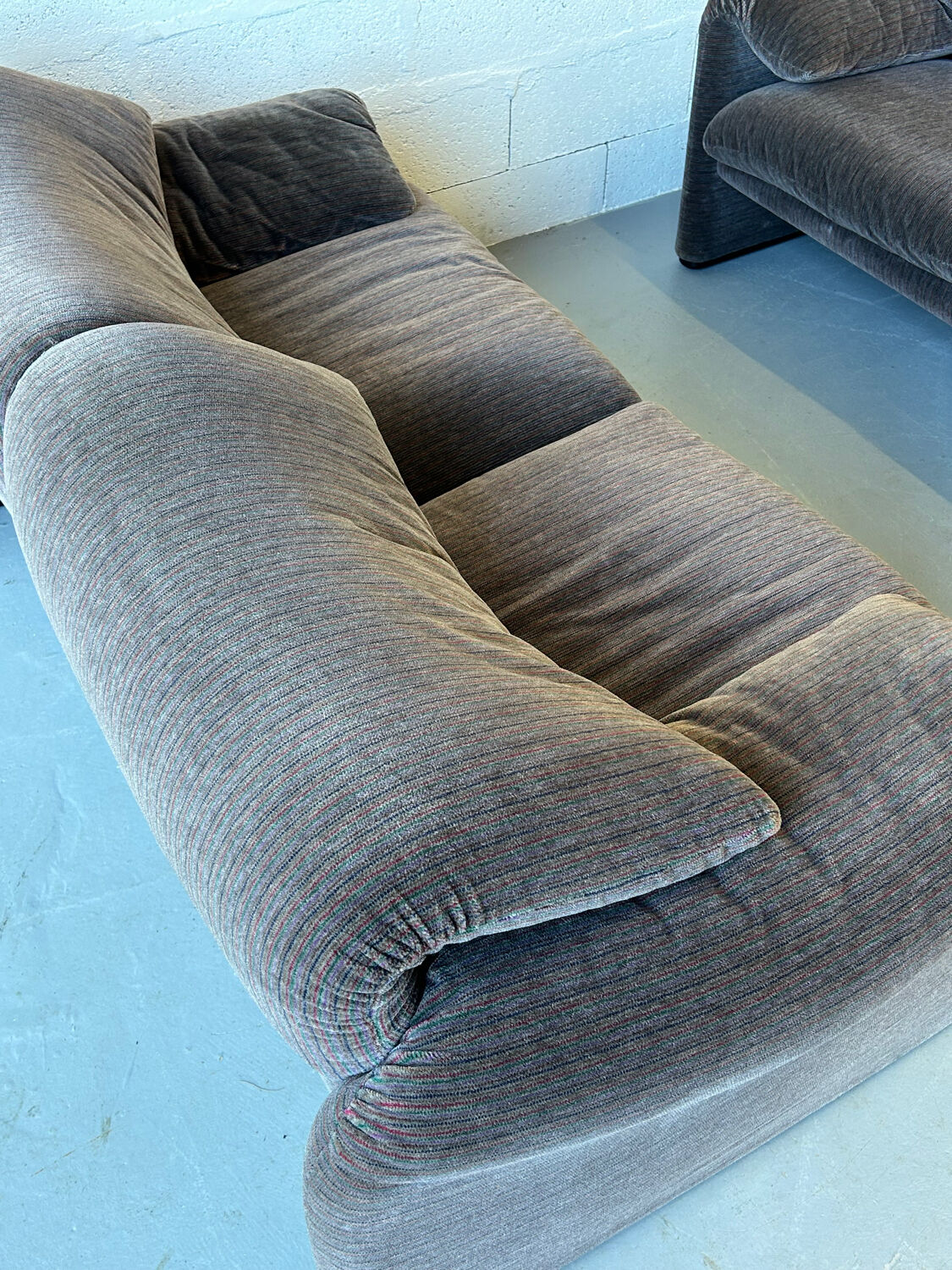 Vintage Cassina Maralunga Sofa Set