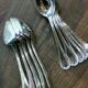 10 small christofle teaspoons