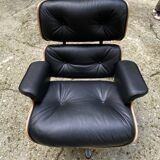 Fauteuil lounge et ottoman Charles Eames, édition Herman Miller