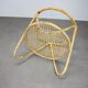 Mid-Century Bamboo and Glass Coffee Table by Alan Fuchs, Czechoslovakia, 1960s