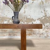Primitive solid wood coffee table.