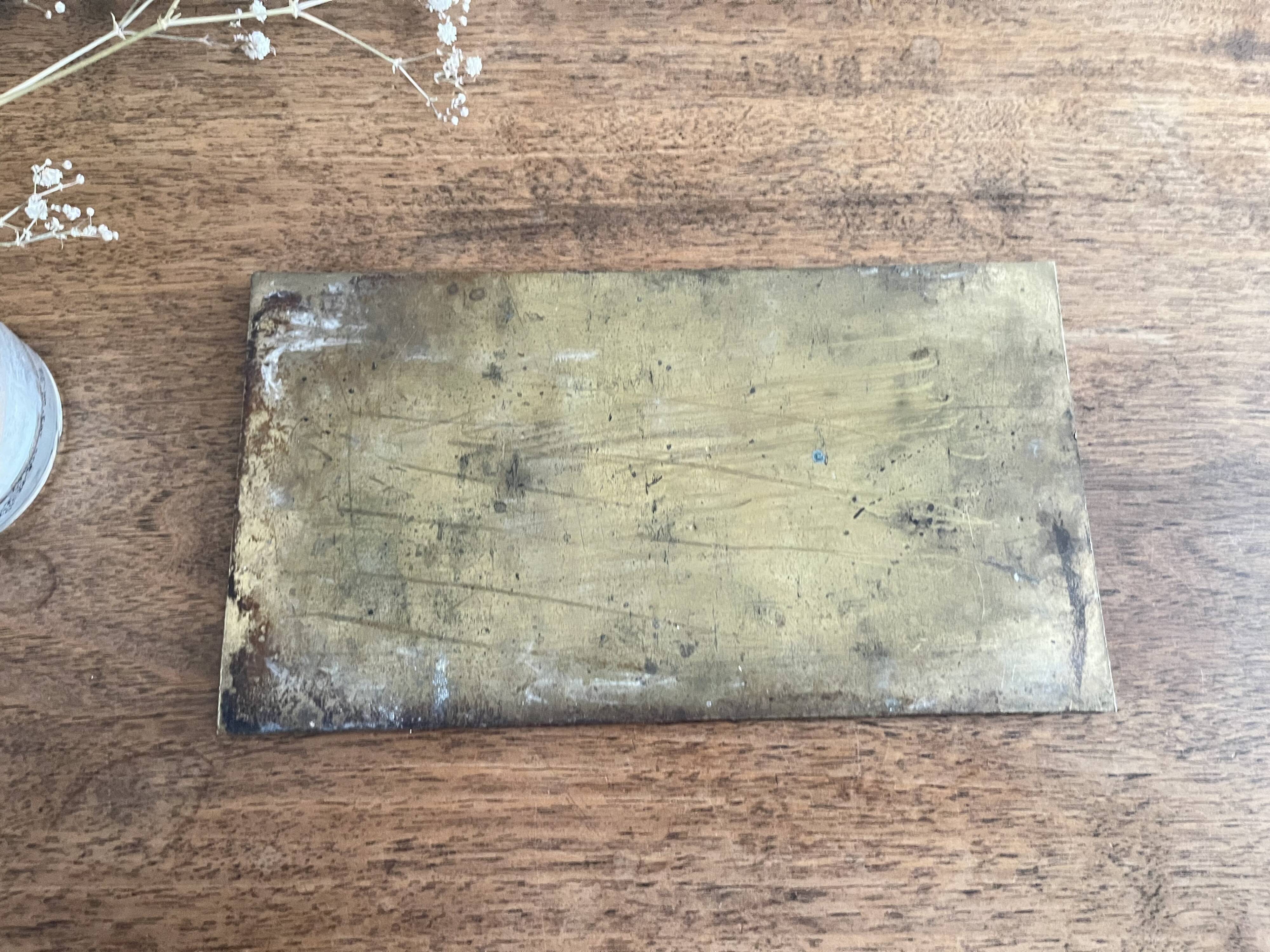 Plaque de métier en laiton - Constructeur