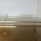 Very large "Roche Bobois" tray in plexiglass and solid brass, 1970s