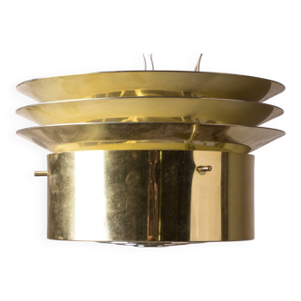 Danish Brass Pendant Lamp model T742 by Hans Agne Jakobson 1960.