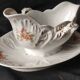 Superbe sauciere /1930/50 /decors floraux /dorures