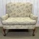 1930s English Chippendale walnut sofa
