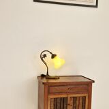 Directory style marquetry side table