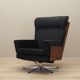 Office leather armchair, Danish design, 1970s, production: Denmark