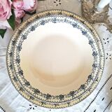 Antique serving dishes in iron earthenware