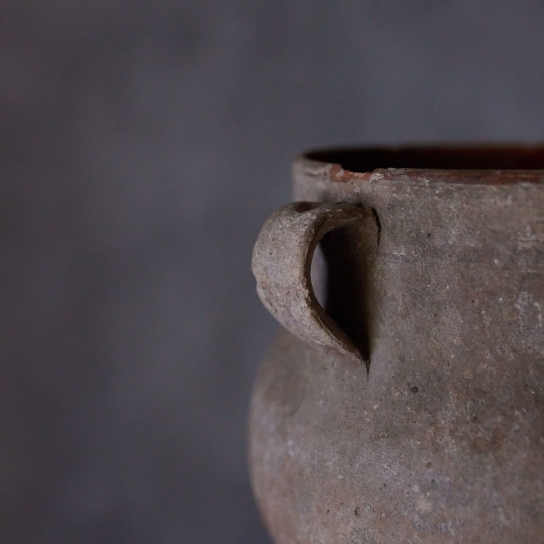 Terracotta vase vallauris