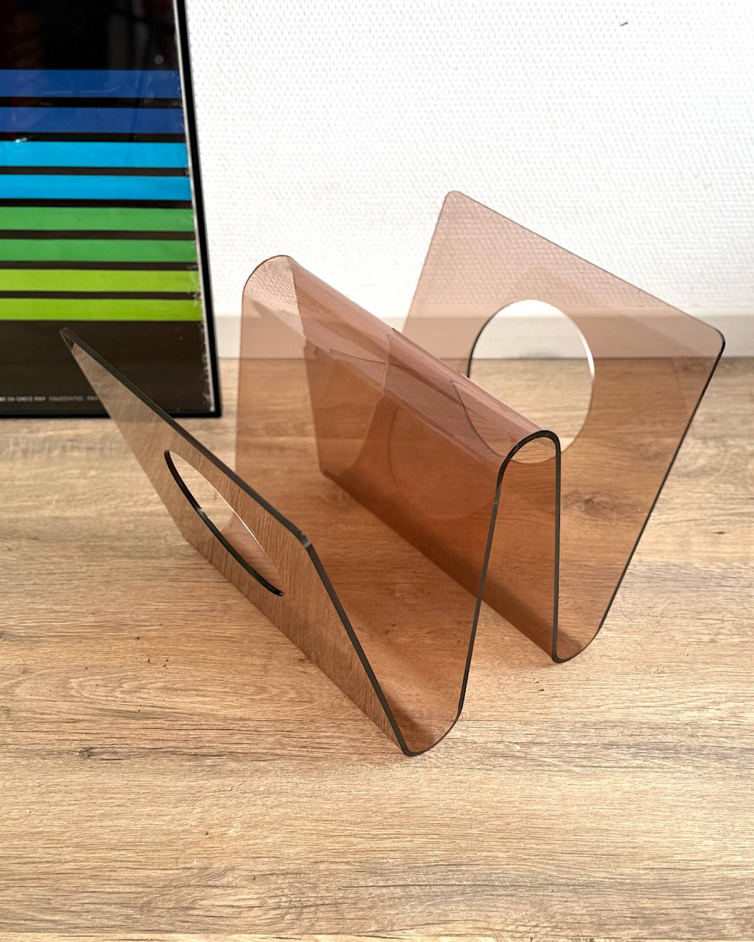 Magazine rack by Michel Dumas