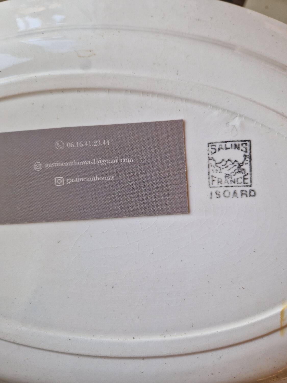 Set of 11 Isoard Pattern Soup Plates, Salins Manufacture