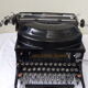 Typewriter, Typewriter Silenta Continental, made in Germany in 1937, Art Deco