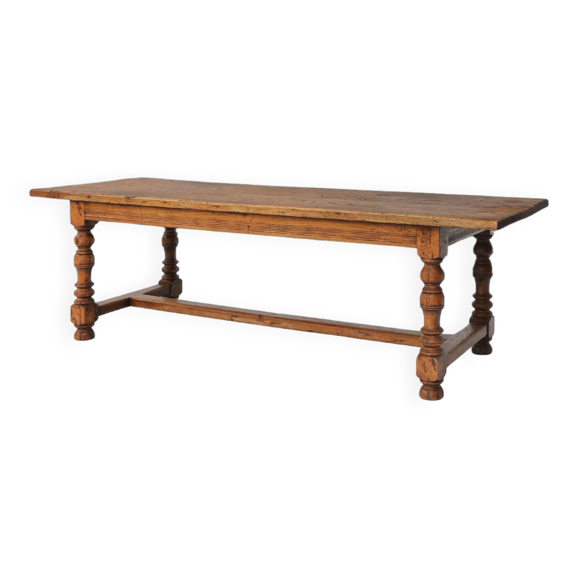 Table à manger française en chêne du XVIIIe siècle