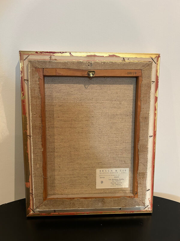 Les dernières feuilles Les Sablons de Sisley - éditions Braun