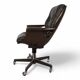 Stoll Giroflex 7112 Space Age leather office chair by Martin Stoll, 1970