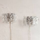 Par de apliques de pared "Kinkeldey". Alemania, 1970s.