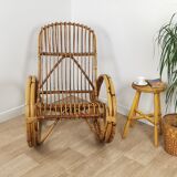 Rocking-chair rattan 60'