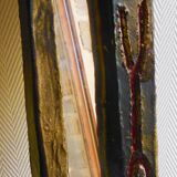 Miroir, signed on the back galerie palissy , vallauris