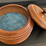 Empty pocket vintage wooden box