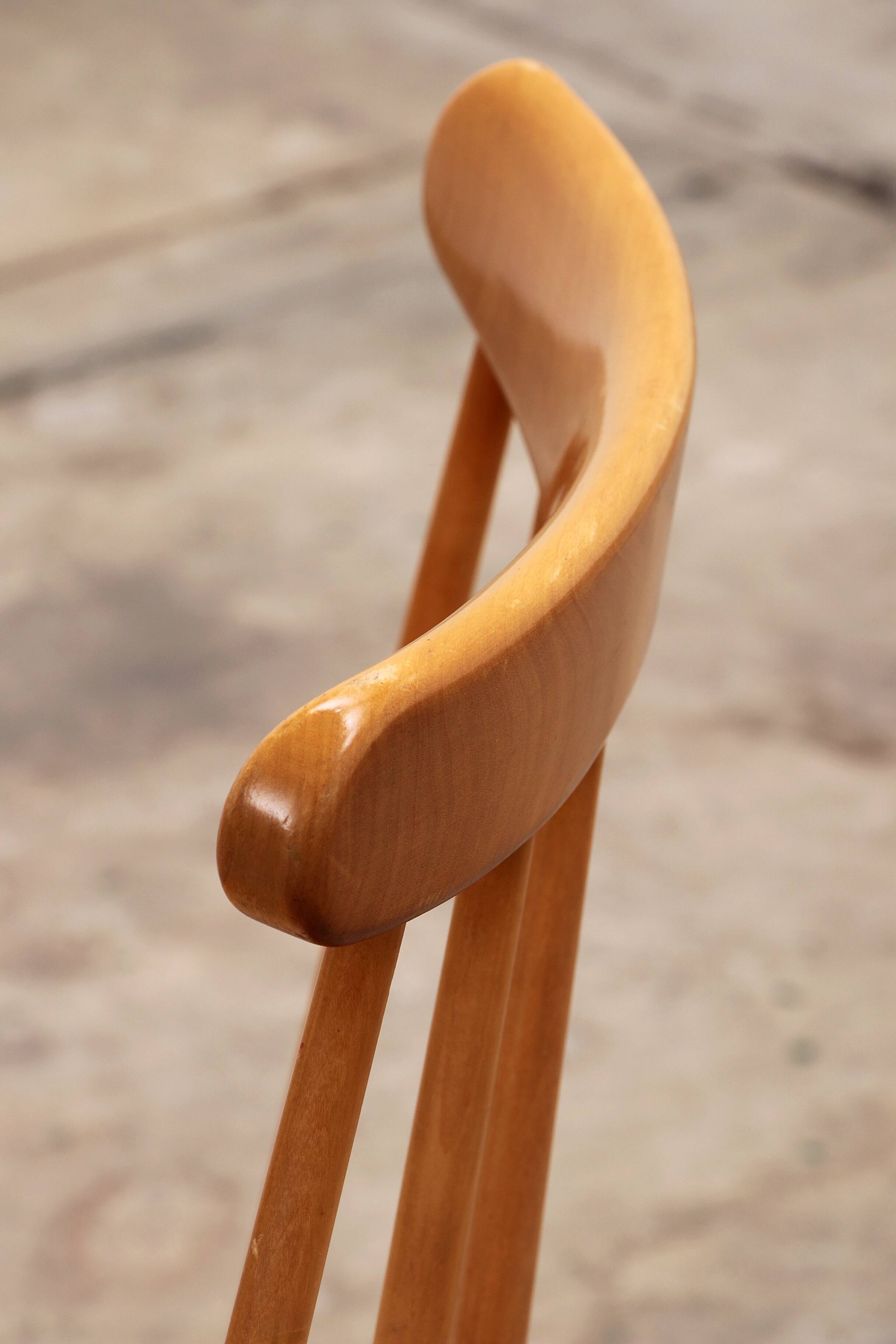4 Dining room chairs made by Asko, 1960 Finland