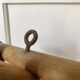 Thonet 1900 curved wooden wall coat rack