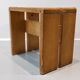 Tabouret pour les appartements "les Arcs"  de Charlotte Perriand