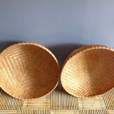 Vintage basket duo