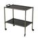 Vintage aluminium and glass dessert trolley, Italy, 1960s.