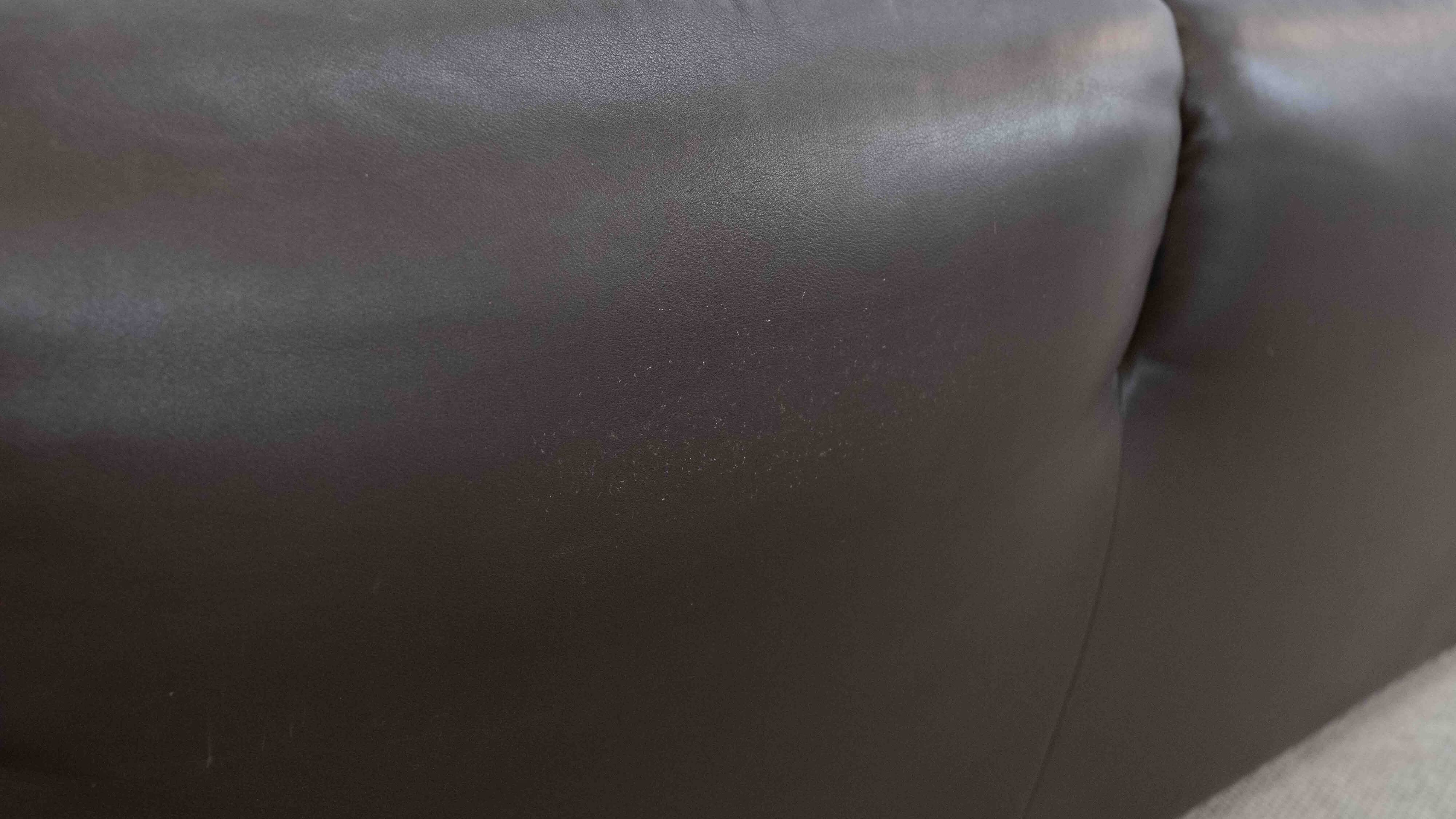 Cassina Maralunga 3seat-Sofa in darkbrown leather by Vico Magistretti
