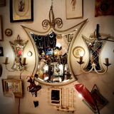 Miroir des années 40 - 80x70cm