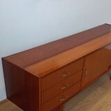 Modernist long sideboard of the 1970s.