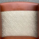 Set of Italian leather Poltrona Frau chairs, 1970s.