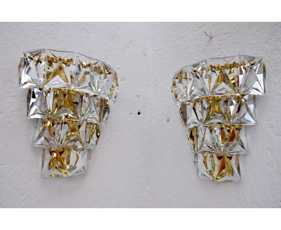Pair of Kinkeldey appliques, 1970, Germany