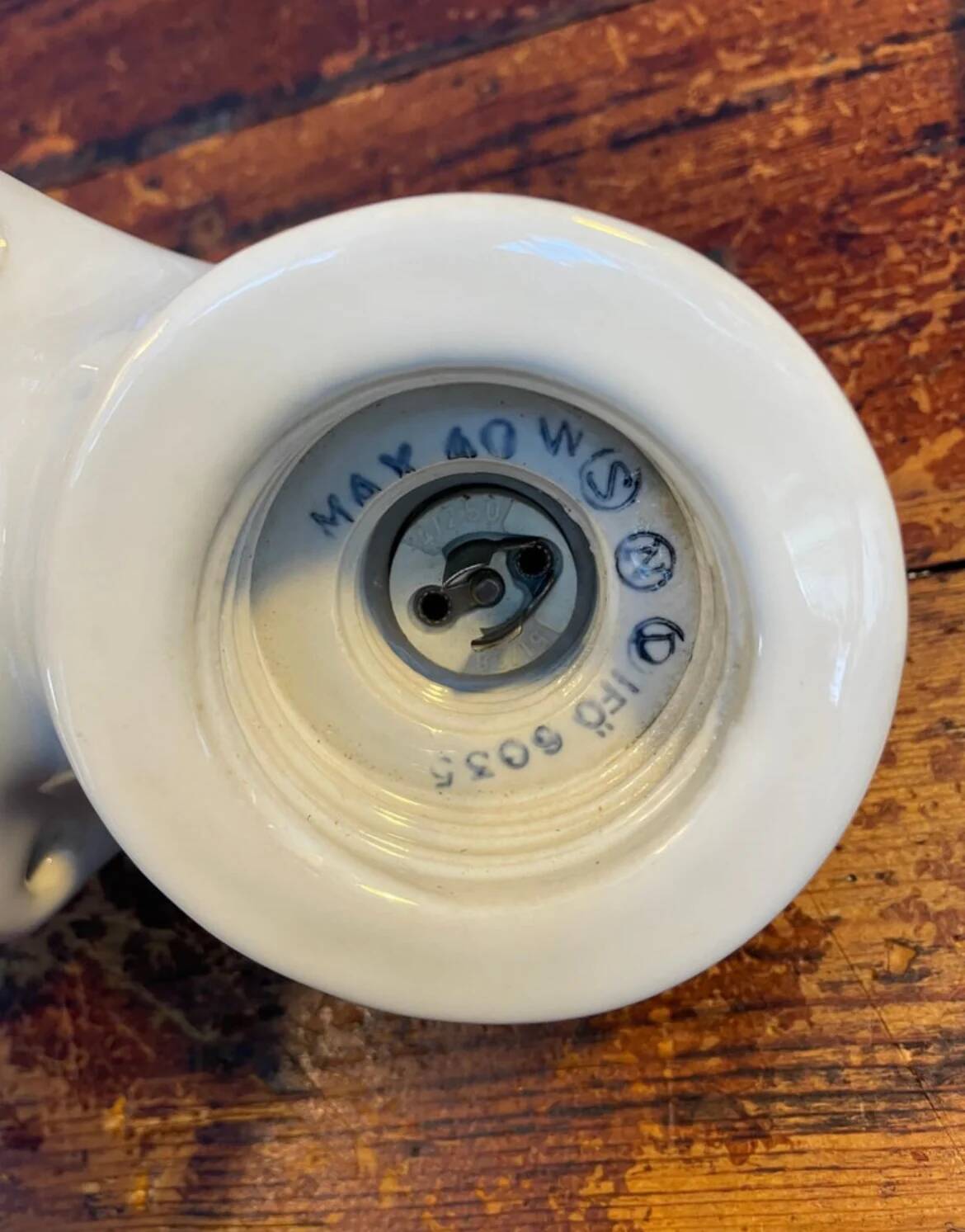 Vintage Ifö of Sweden ceramic bathroom lamps - 1960s - Sigvard Bernadotte