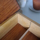 Solid oak box book shape
