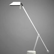 Minimalist White Adjustable Desk Lamp by Massive, Belgium — 1980s