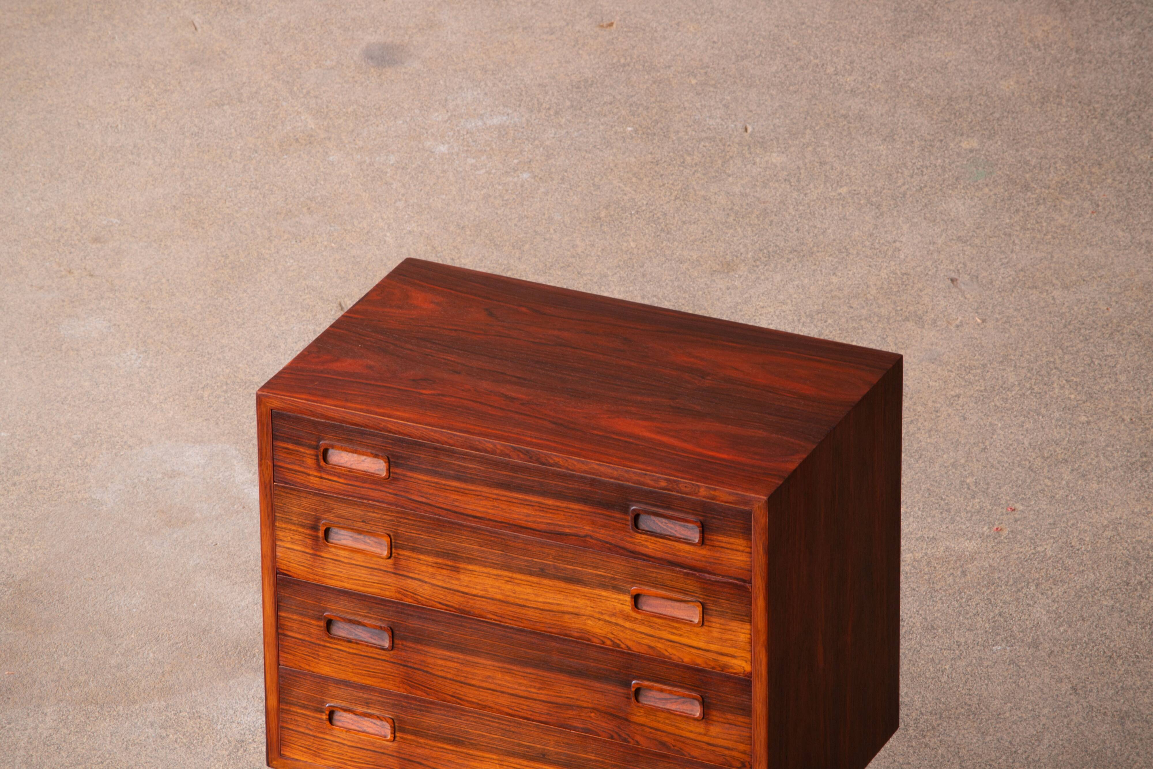 Scandinavian rosewood dresser by Kai Kristiansen