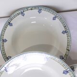 4 vintage soup plates from St Amand