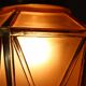 Art Deco suspension in pink and brass glass