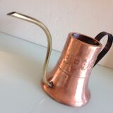 Brushed red copper watering can vintage 60s/70s