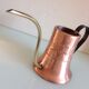 Brushed red copper watering can vintage 60s/70s