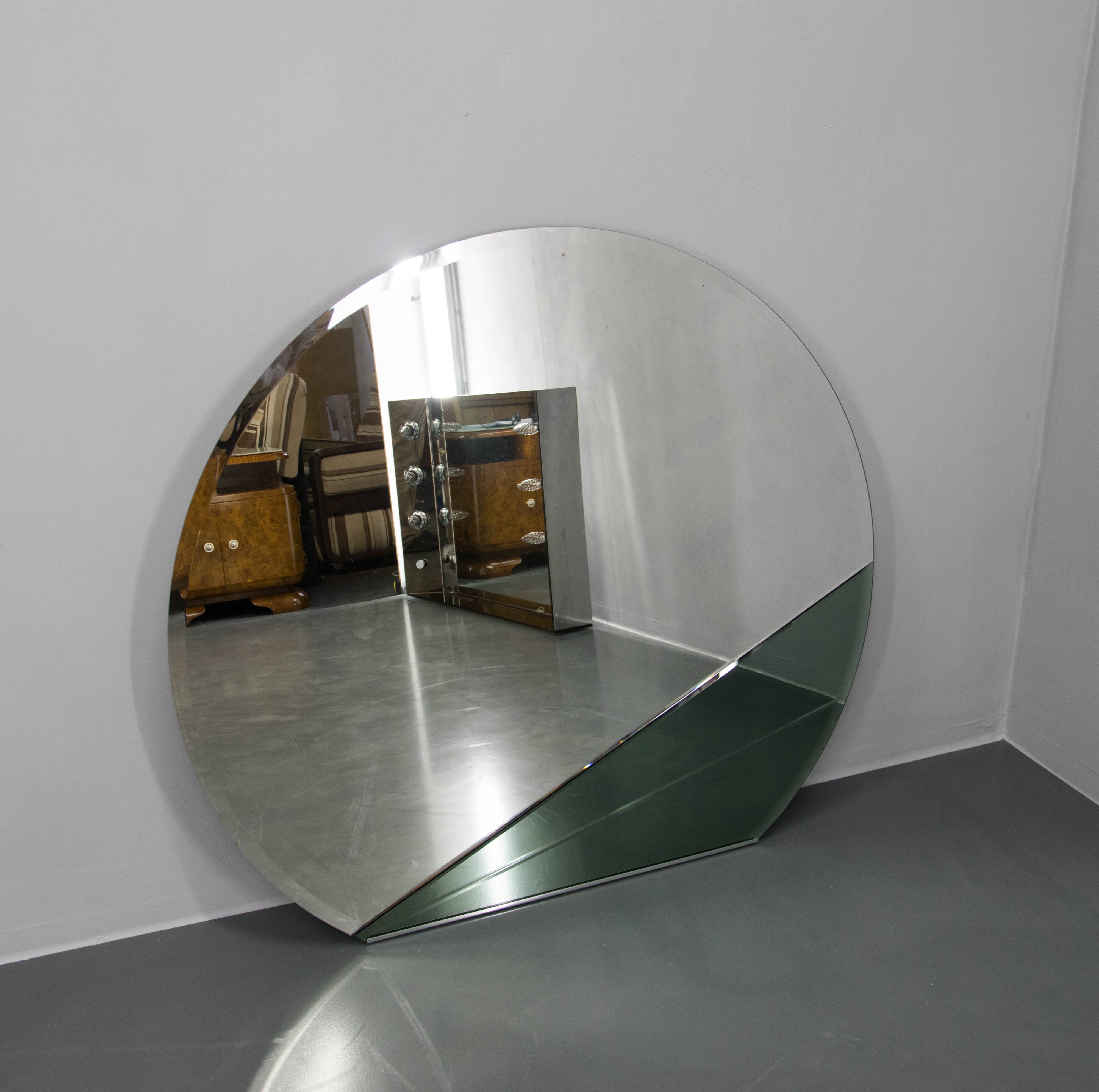 Miroir rond, Italie, années 1970