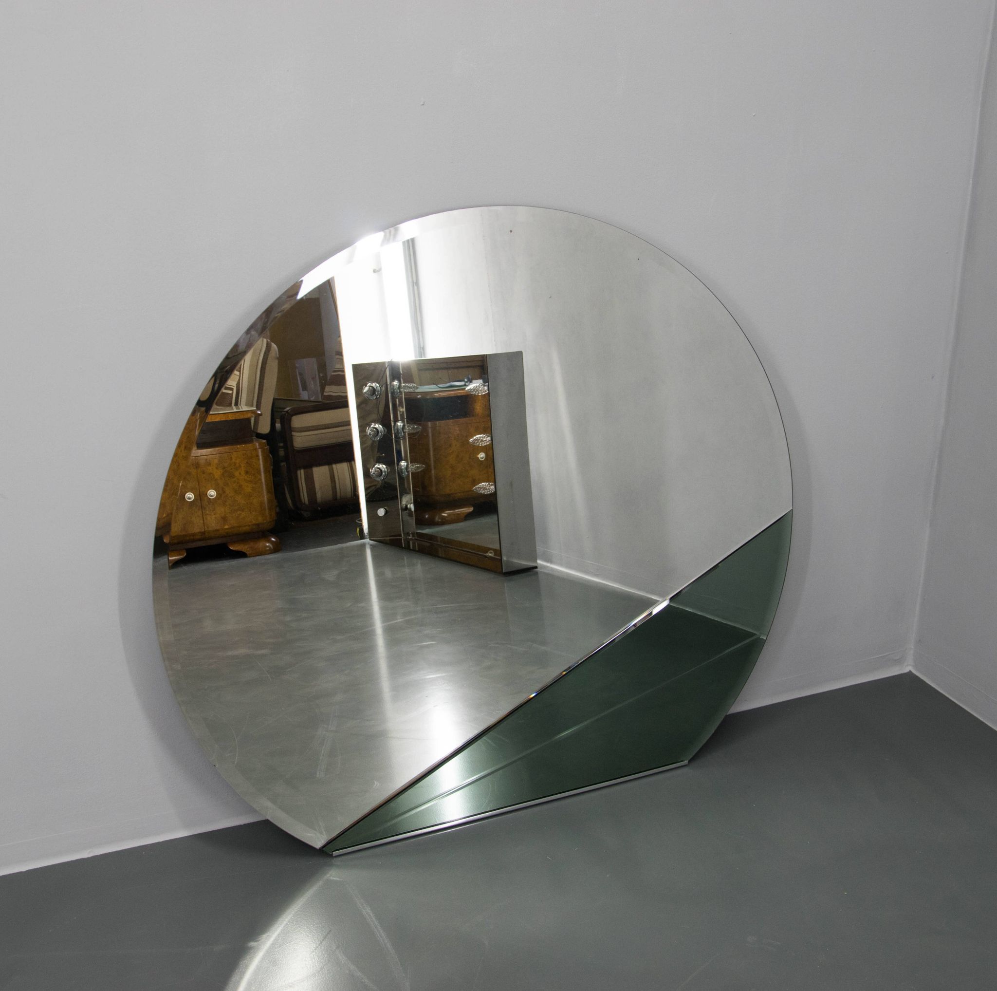 Miroir rond, Italie, années 1970