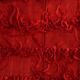 3x5 Wine Red Long Hairy Vintage Kilim Rug, 108x162Cm
